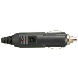 5A Connector Male Fuse Car Cigarette Lighter Socket 12V with LED