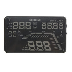 Car Q7 Speed Warning GPS HUD Windscreen Projector Fuel Head Up Display