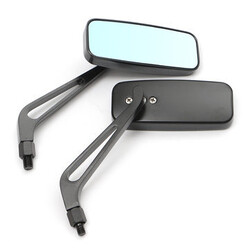 Universal 8MM 10MM Aluminum Motorcycle Rectangle Rear View Side Mirror