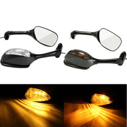 GSX-R Suzuki GSXR600 LED Turn Signal Pair Rear View Mirrors GSXR