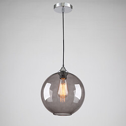 Bubble Design Modern Glass Round Pendant Light Grey