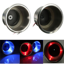 Stainless Steel Cup Drink Holder 12V LED Marine Boat Yacht Camper Car