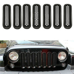 Grille Jeep Wrangler Mesh Kit 07-16 JK Insert Lock Hole 1 Set