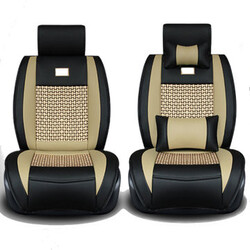 Car Seat Car Front Rear PU Leather Seat Cushion Cover