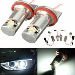 LED H8 Side Marker E82 E70 Z4 Light Bulb for BMW Angel Eye Halo Ring E90 E92