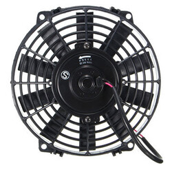 Blade Straight Electric Push Cooling Pull Radiator 80W Universal 12V Fan Black