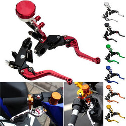 22mm Brake Clutch Master Universal Cylinder Reservoir Levers Motorcycle Front