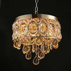Romantic Chandeliers Gold Crystal