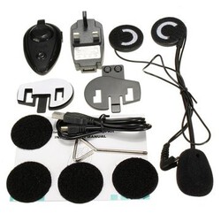 A2DP Motorcycle Helmet Intercom Headset 500M BT Interphone with Bluetooth Function Kit