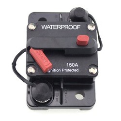 Manual Protected RV Fuse Holder Resettable Reset Circuit Breaker 150A Car Boat Switch Ignition