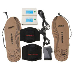 Pad Powered Winter Warmer Shoes Heated Foot Rechargeable