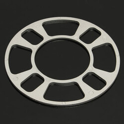Thickness 5mm Vehicles Spacers Silver Aluminum Alloy Wheel Stud