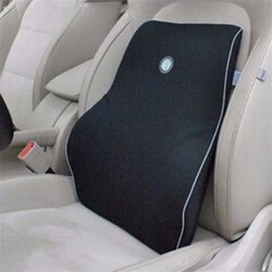 Support Cushion Back Car Seat Memory Foam Pillow Cotton Lumbar Pad Home Waist Chair