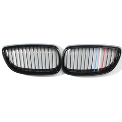 Sport Black for BMW M Style Pair E92 E93 Car Front Matt 2DR Grills 3 Series Kidney