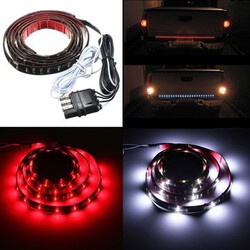 Truck SUV Bar Brake Signal Light Tailgate LED Strip Flexible