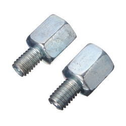 Motorcycle Rear View Mirror 8mm 10mm Adapters Screws