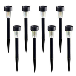 Plastic Led Bright Lighting Garden Light 8 Pcs Solar Lawn Light