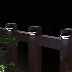 Led Mount Deck Solar Powered Lamp Light Wall Lantern