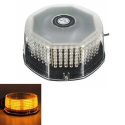 Magnetic Amber LED Beacon Warning Strobe Light Flashing