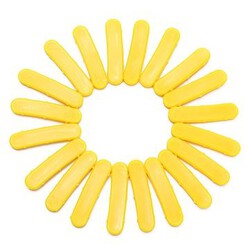 Plastic Yellow 20pcs Tire Rim Mount Protectors Demount Head Tire Changer Inserts