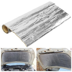 Mat Heat Insulation Muffler Shield Car Turbo Engine Hood Fiberglass Cotton