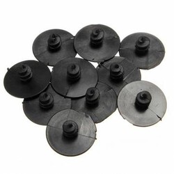 Mat Carpet Black VW GOLF 10pcs Clips Floor