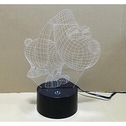 Usb Pattern Dog 3d 100 Led Night Light