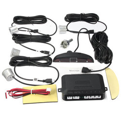 Sensors Rear Alarm Car Reverse Backup Radar LCD Display System Kit