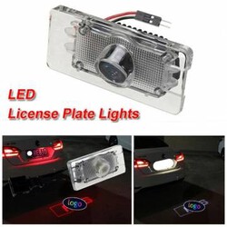 RS AUDI Projector Light LED Laser Logo Car License Number Plate Light Shadow