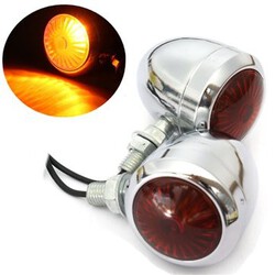 Light Lamp For Harley Motorcycle Turn Signal Indicator Pair 12V