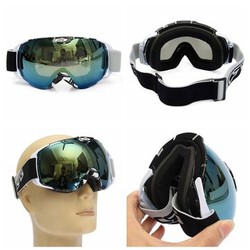 UV Snowboard Ski Goggle Motor Bike Snow Dual Lens Outdoor Anti Fog Helmet Goggles