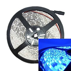 300led Waterproof Strip Light Dc12v Ip68 Blue 5m 30w 3528smd