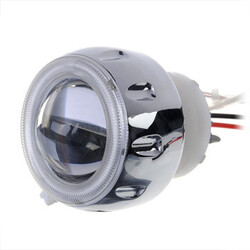 HID Xenon Headlight 3000LM Motorcycle Kit Lens Angel Eye