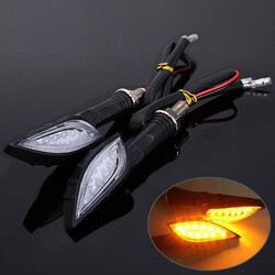 Amber Universal Motorcycle LED Turn Signal Light Indicator