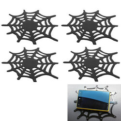 Car Dashboard Black Mobile Phone GPS Pad Spider Mat Anti-slip Universal Web Gel