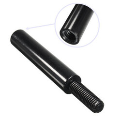 Black Aluminum Extended Gear Extension Car Stick Lever 4 Inch Shifter knob