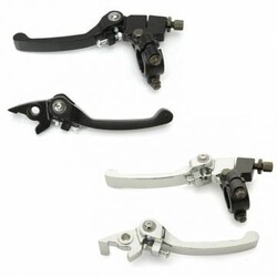 Snap Lever Pair Folding 8inch 22mm Handlebar Clutch Brake 125cc 140cc Pit Dirt Bike