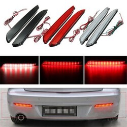 Turn Signal Light Rear Bumper 2pcs LED Brake Tail Stop Mazda 3 Running Lamp