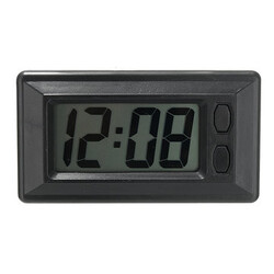 Display LCD Digital Clock Vehicle Calendar Ultra Thin Car Dashboard