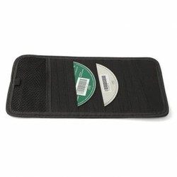 Disc Car Sun Visor DVD Capacity Pocket Storage Holder Black CD