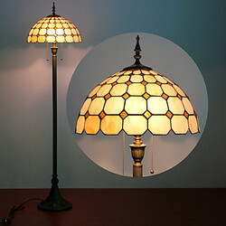 Painting Lamp Mushroom Glass Light Floor Tiffany Resin
