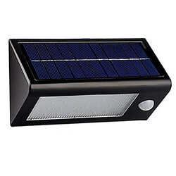 Wall Light Solar Solar Powered 2led Outdoor Pir Lamp Pathway