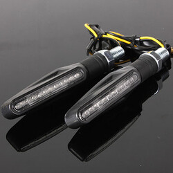 Motorcycle LED Turn Light 2Pcs Signal Indicator Blinkers Amber