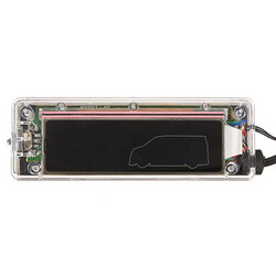 Backlight Digital LCD Car Thermometer Transparent