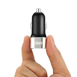 24W S7 Galaxy 6 Plus 5V 2.4A Fast Car Charger Metal Dual USB iPhone Compatible 6s More Devices