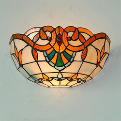 Country Light Living Room Tiffany Bedroom Shade Fixture Glass Retro