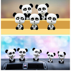 Painted Ornament Glue Cartoon Car Interior Panda Gift Accessories