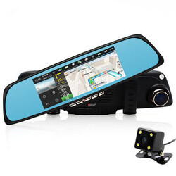 Screen 1080P HD Car DVR Camera Video Recorder WIFI Tough 1200Mega Dual Lens Junsun GPS