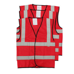 Traffic Security Vest Waistcoat Warning Reflective Stripes Vest