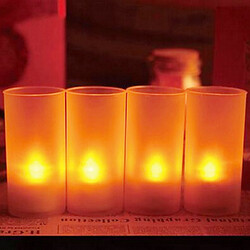 Sensor Led Night Light Voice Candle Light 4 Pcs